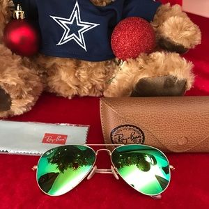 Rayban 58mm Flash Green Mirror Lense